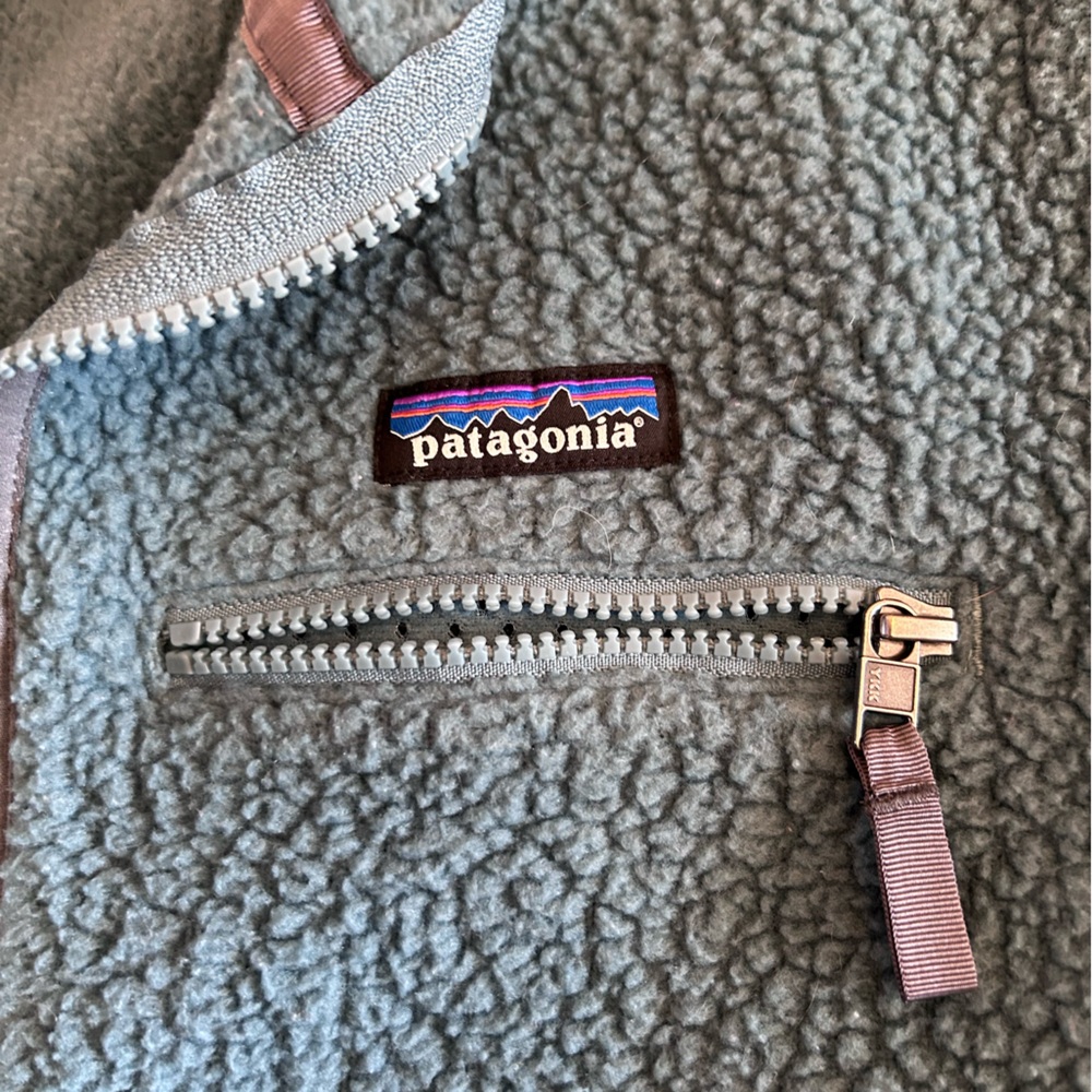 Patagonia Blue Teddy Jacket - Picture 2 of 8